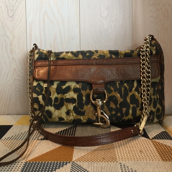 Rebecca Minkoff Animal Print Canvas & Leather Bag - Picture 8 of 8